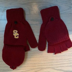 USC Fingerless Gloves/Mittens